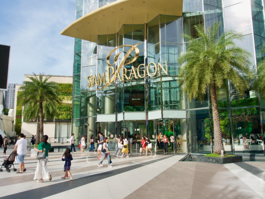 Louis Vuitton Store in Siam Paragon Mall in Bangkok, Thailand