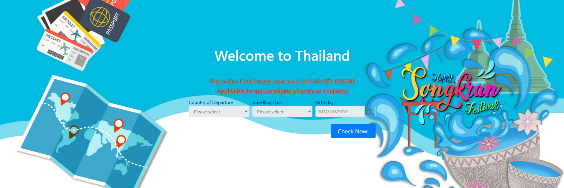 Introducing travel2thai.com / online Travel insurance to Thailand (USD