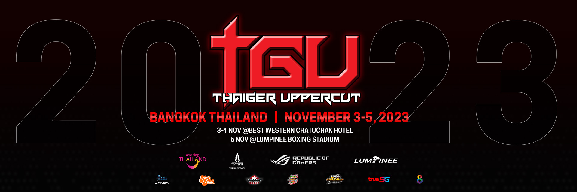 TGU 2023 งานแข่งเกมต่อสู้ที่ยิ่งใหญ่ที่สุดในประเทศไทย