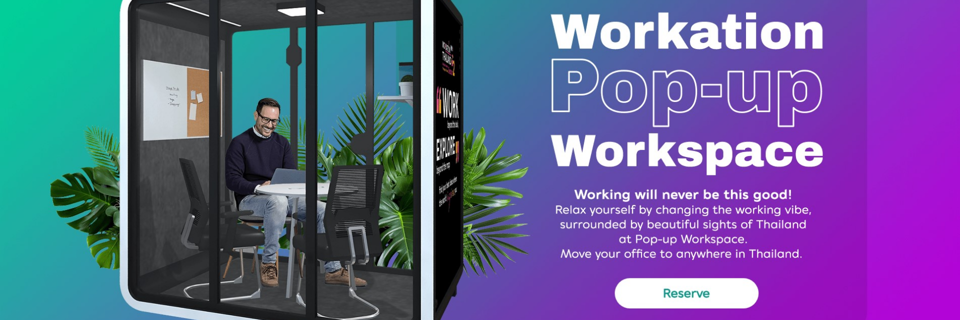 ททท. ผุดไอเดีย Pop-up Workspace สร้างกระแสท่องเที่ยวพร้อมทำงานต่อยอดความสำเร็จโครงการ Workation Paradise Throughout Thailand Season 2