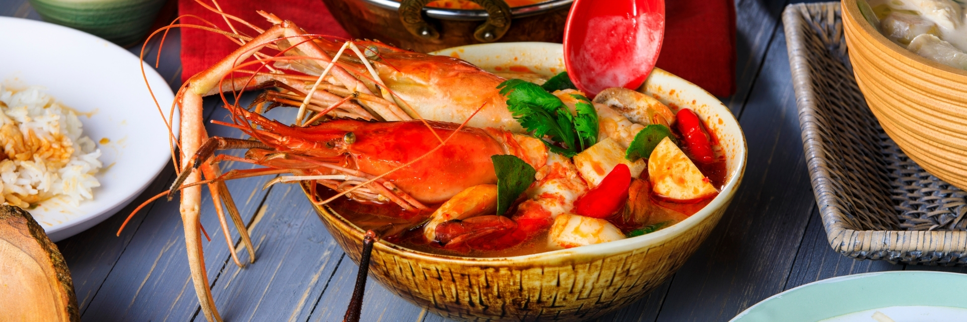Must taste "Tomyum Kung" in each part of Thailand