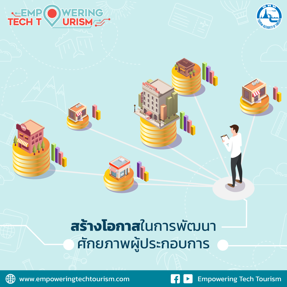 Empowering Tech Tourism แพลตฟอร์มจับคู่ธุรกิจ ตัวช่วยฟื้นฟูอุตสาหกรรมการท่องเที่ยว