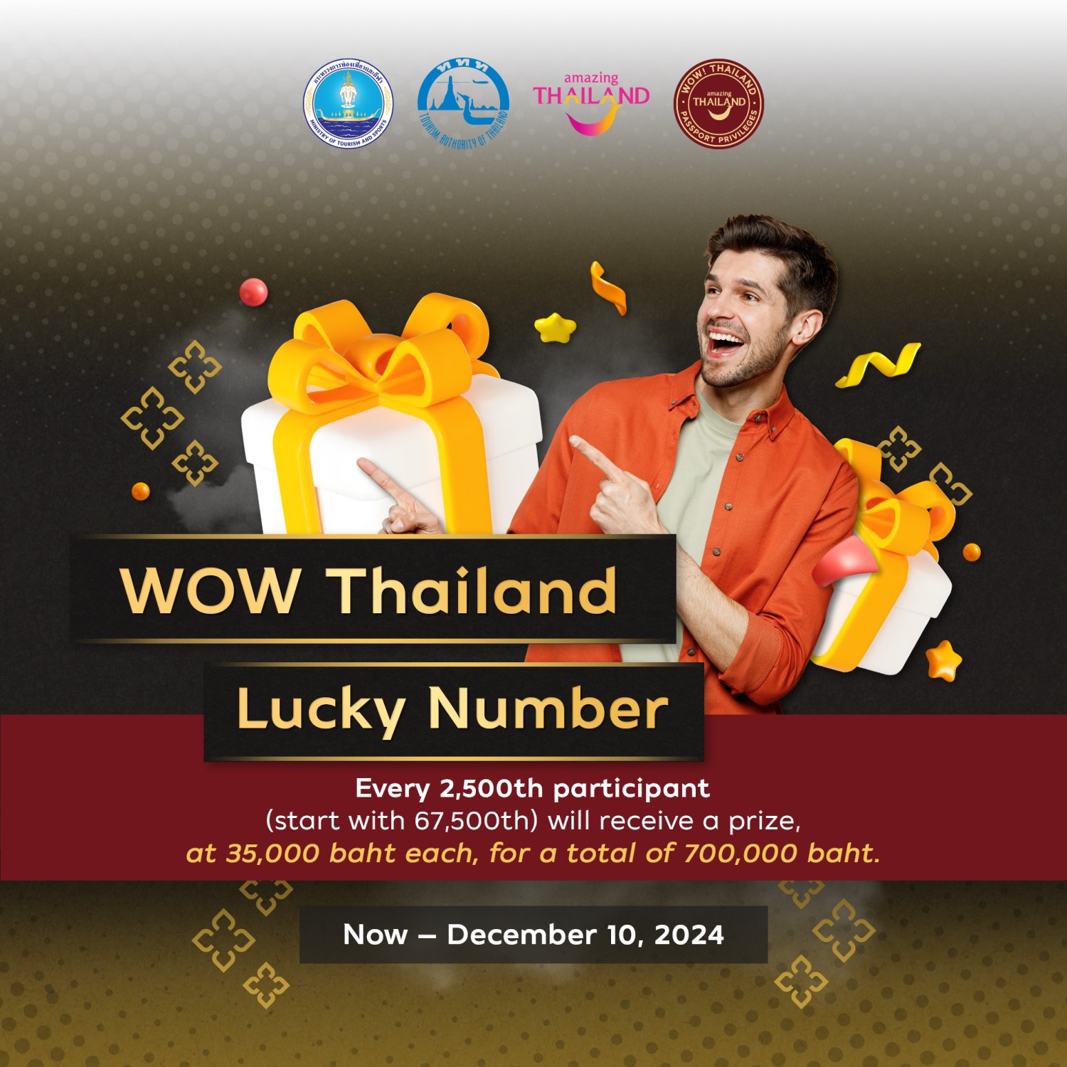 Travel to Thailand and be the Lucky One!