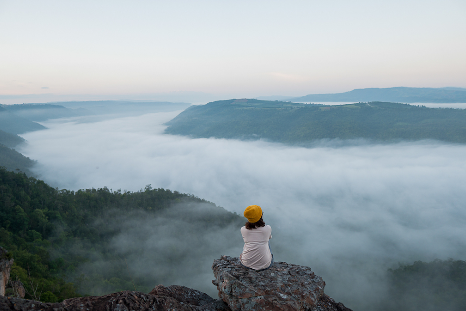 Escape the turmoil to find solitary relaxation in nature