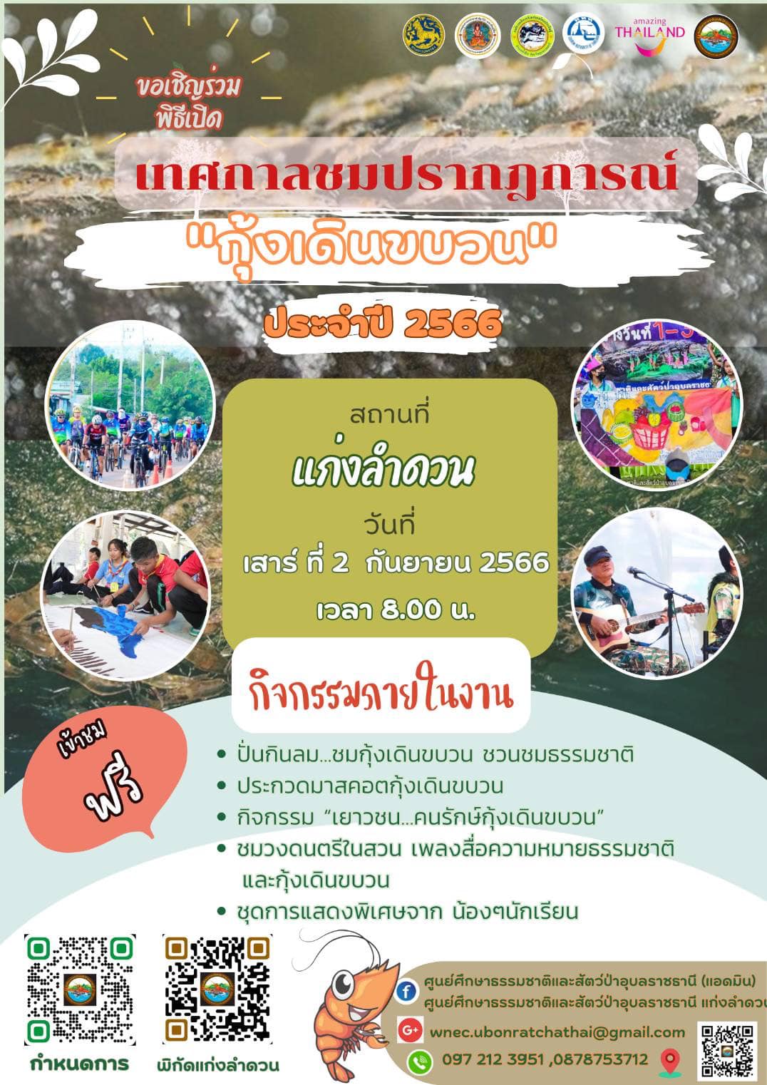 แนะนำงานเทศกาลและกิจกรรมที่น่าสนใจทั่วไทย 1-15 กันยายน 2566