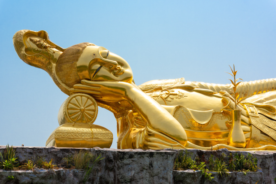 Blessings and ward off bad luck at shrine near Bangkok